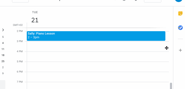 google calendar conflicts add calendar view